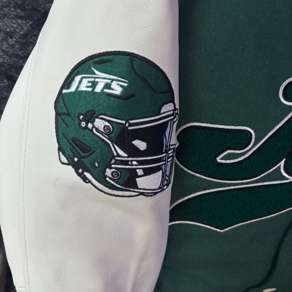 Starter New York Jets Varsity Full-Snap Jacket XL - Picture 2 of 7